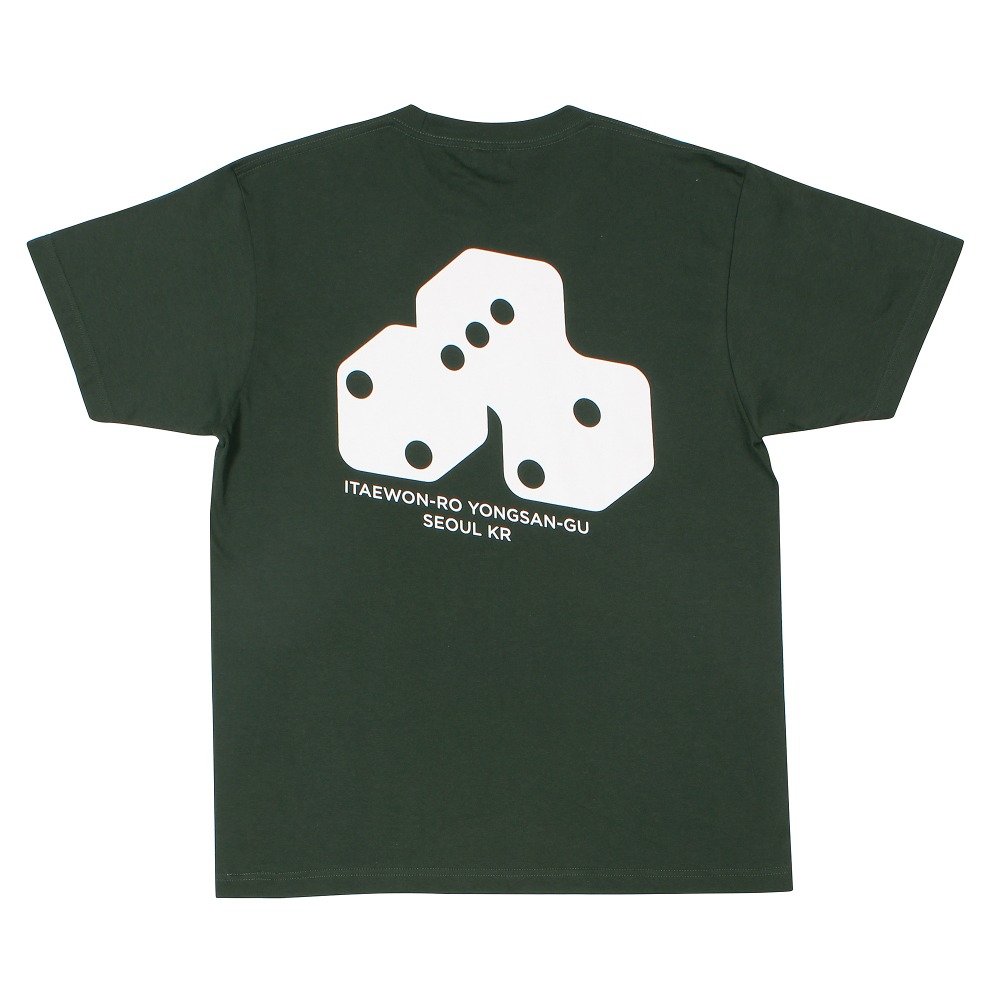 Dice Tee - Forest / White